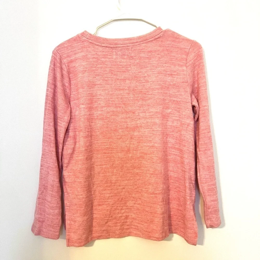 2/$15 Old Navy - Girls Pink Lightweight Long Sleeve Sweater Top | Size L (Girls)